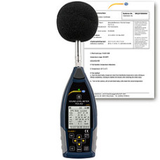 Class 1 Data-Logging Decibel Meter with GPS and Certificate PCE-432 | دسیبل سنج Class 1 Data-Logging Decibel Meter with GPS and Certificate PCE-432 | دسیبل سنج